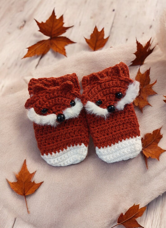 Foxy Socks Crochet Pattern